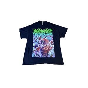 Abominable Putridity Visual Tyranny T-Shirt Grotesque Cybernetic Optimization Xl